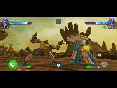 playing showcase Cheetor Transformers Forged To Fight