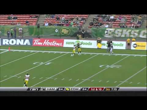 CFL Hamilton 35, Edmonton 37- October 3, 2010
