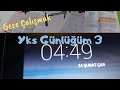 Yks Günlüğüm 3 5 E Kadar Ders çalışmak Gece Ders Çalışmak Sessiz Vlog