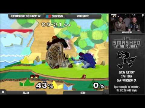Get Smashed at the Foundry #41 - Swedish Trash Talk - Winner Ro32: Julian (Roy) vs Germ (Luigi/Germ)