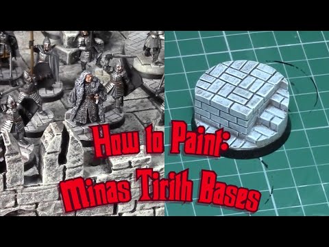 🏰 How to Paint Minas Tirith/White City-style Bases🏰