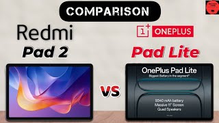 OnePlus Pad Lite & Redmi Pad 2 : Full Comparison