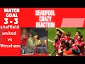 Ryan Reynold Crazy Reaction//3-3//FA Cup/Sheffield United vs Wrexham