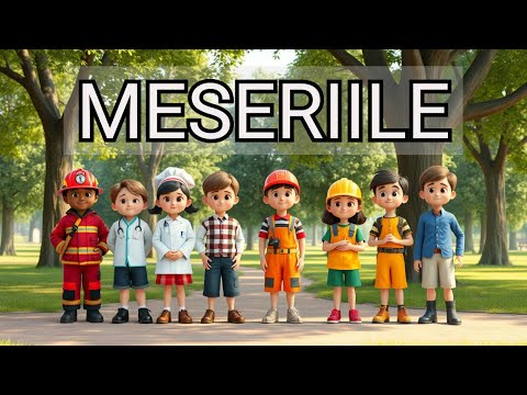 Meseriile | Cântec educativ pentru copii | Învățăm despre meserii prin joc și cântec