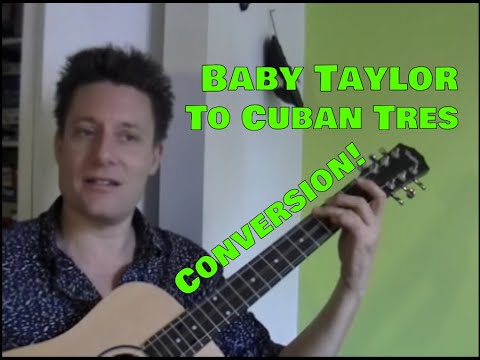 Guitar Repairs and Mods, Steve Bloom, Cuban Tres Conversion, Taylor Baby Guitar