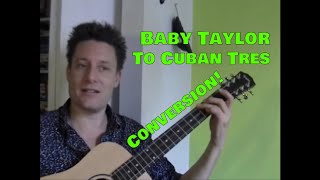 Guitar Repairs and Mods, Steve Bloom, Cuban Tres Conversion, Taylor Baby Guitar