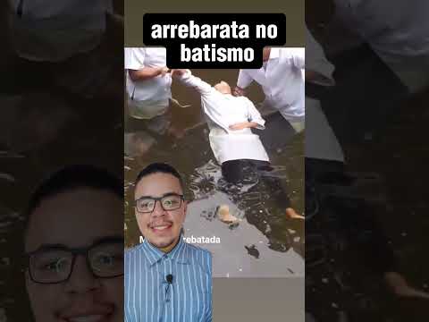 Menina de uma forma ESTRAORDINARIA é arrebatada no seu batisto