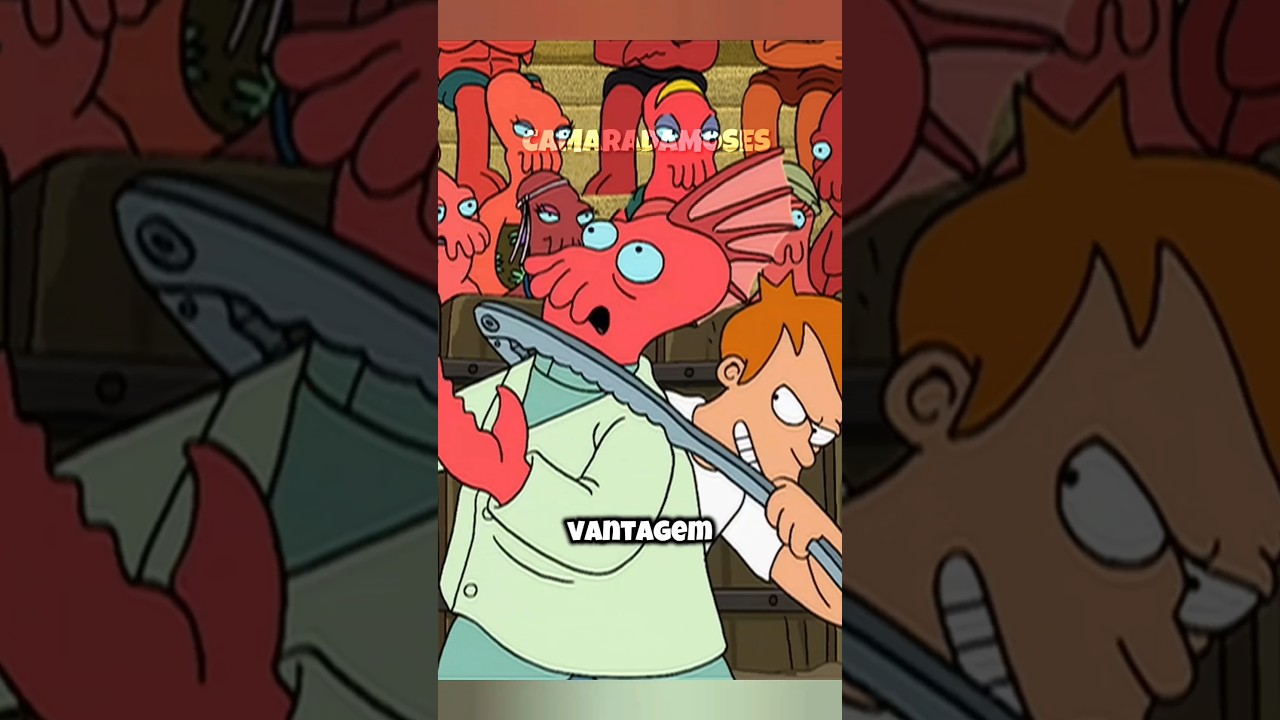 FRY DUELA COM ZOIDBERG EM FUTURAMA