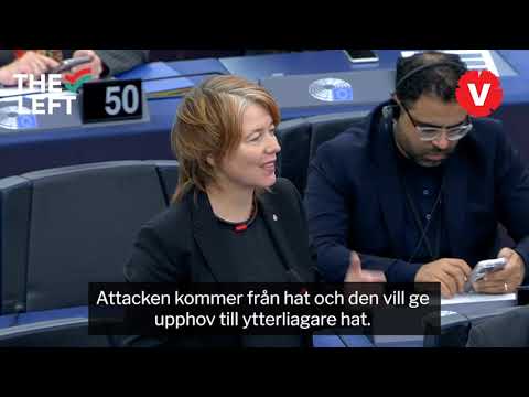 Malin Björk om terrordådet mot svenskar i Bryssel