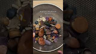 Oops 😬  #rocktumbling #rocktumbler #crystals #hobby #rocktumblingreveal #rocktumblingforbeginners