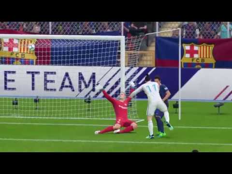 FIFA 18 ROAD TO CO-OP CHAMPIONS PART 25 - BARCELONA VS REAL MADRID - FIFA 18 Co-Op Seasons Gameplay