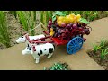 Diy Mini Farm Diorama Bullock Cart Mini Framing Science Project Grapes Farming