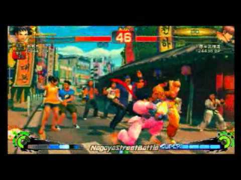 SSF4 AE: Momochi (Makoto) vs ihara (Guy) - NSB19