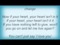 Ben Harper - Heart Of Matters Lyrics