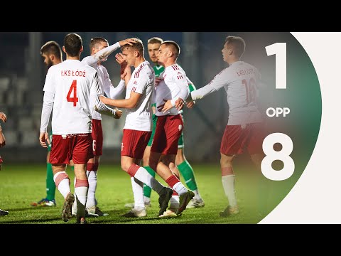Łódzka Akademia Futbolu – ŁKS II Łódź 1:8 | SKRÓT MECZU