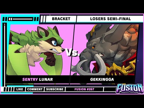 Fusion #267 - Losers Semis - Lunar (Maypul) VS Gekkingga (Loxodont) - Rivals of Aether 2