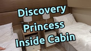Discovery Princess - Sideways Interior Stateroom Tour - A204