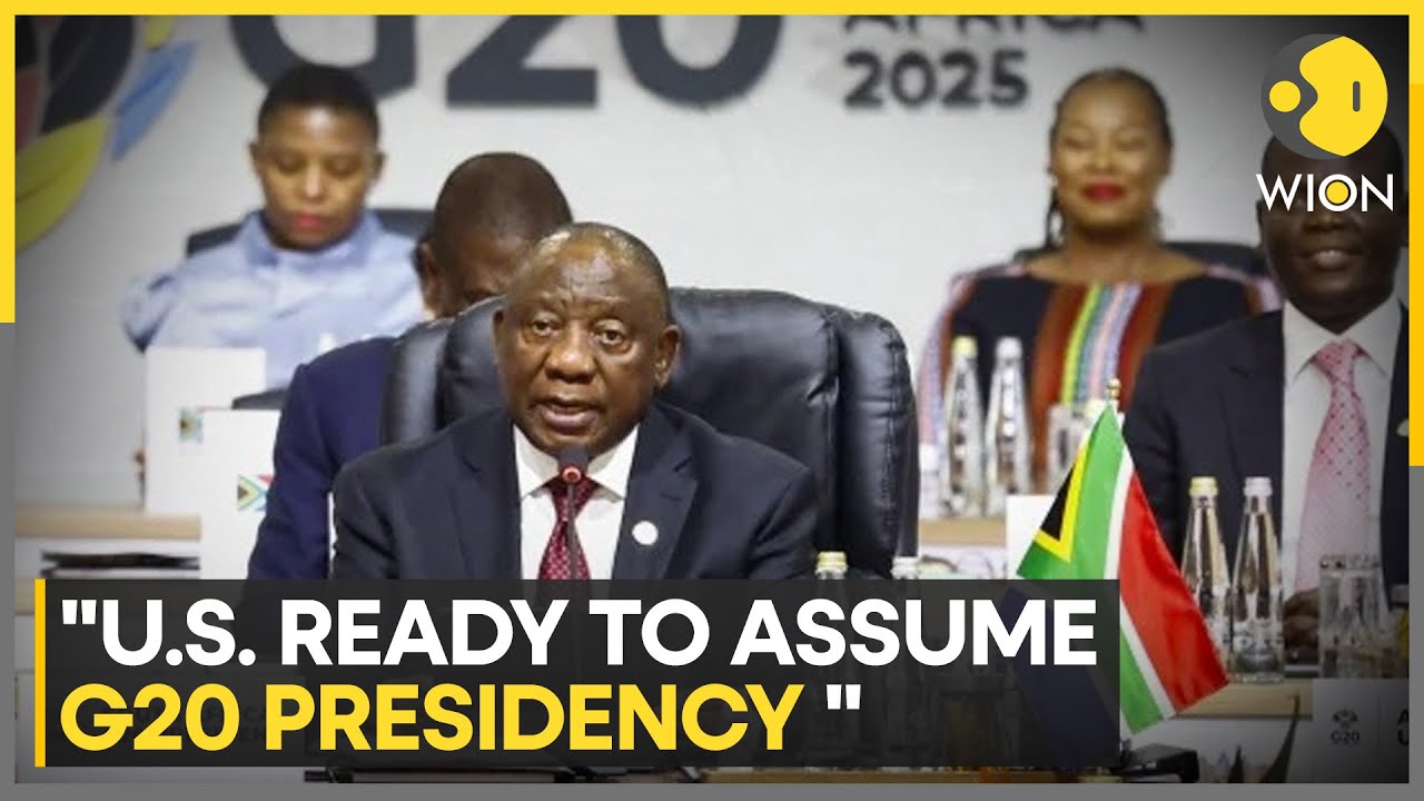 White House: US Looking Forward to Restoring G20 Legitimacy | WION