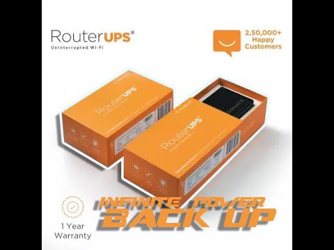 RESONATE RouterUPS CRU12V2A Power Backup for Router. How To install For Start to End.