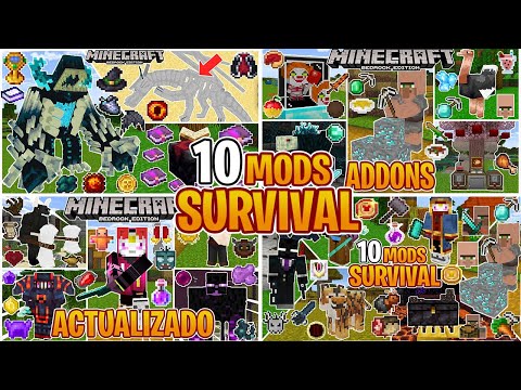 Ares Gameplays - The 10 Best Survival Addons For Minecraft Pe 1.20 - Minecraft Bedrock Mods