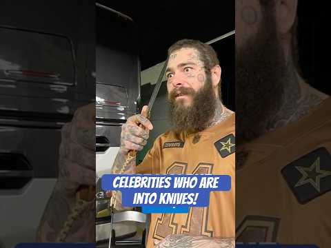 Celebrities into Knives #Knives #KnifeCommunity #JasonMomoa #AngelinaJolie #PostMalone #ZacBrown