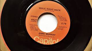 Walk Right Back , Anne Murray , 1978