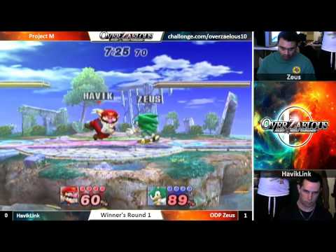 OverZaelous 10 PM - Zeus (Sonic) vs HavikLink (Wario)