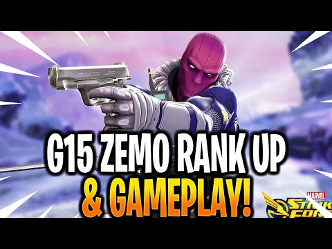*NEW* G15 ZEMO RANK UP & GAMEPLAY! - MARVEL Strike Force - MSF