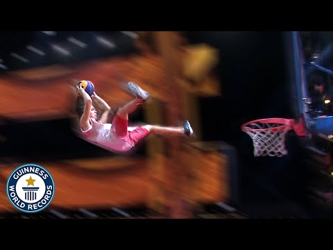 Basketball Dunking From a