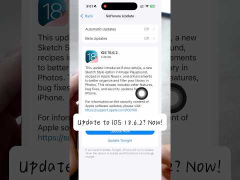 iOS 18.6.2 - Update your Phone NOW! 😲 - Zero Bug #ios#iphone