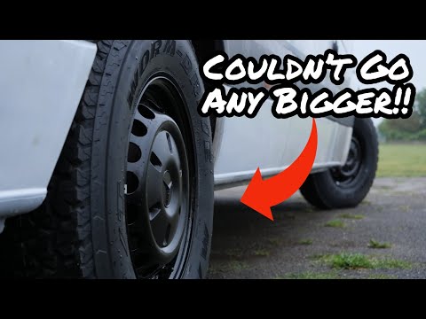 The Biggest Tyres You Can Fit On a Sprinter Van!