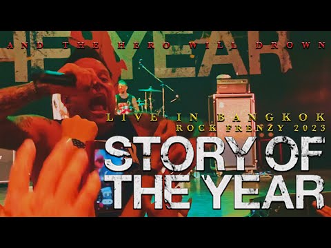 And the Hero Will Drown | Story Of The Year | Live in Bangkok | Rock Frenzy 2023 | iPhone 4K/60