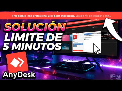 Cómo QUITAR el LÍMITE de 5 MINUTOS en Anydesk (GRATIS)