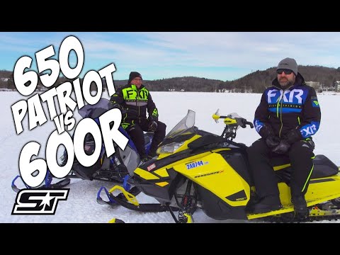 Polaris Indy 650 VR1 vs Ski Doo Renegade X 600R