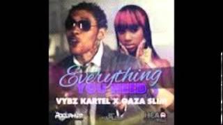 Vybz Kartel Ft Gaza Slim - Everything You Need [Raw] Nov 2012