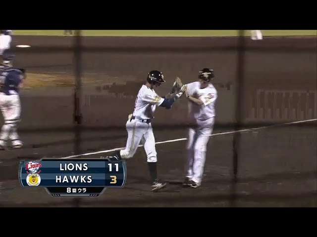 【8回裏】低めを技ありの一発!! ホークス・福田の反撃弾!! 2018/7/18 H-L