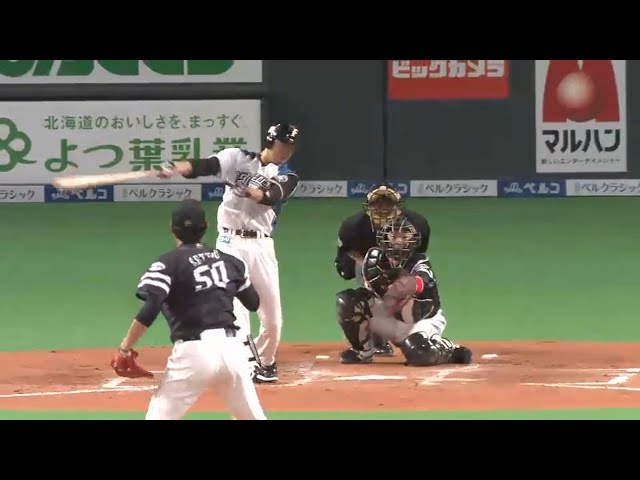 【3回裏】ファイターズ・西川が積極初球打ちタイムリー!! 大谷に先制点をプレゼント 2015/5/22 F-H