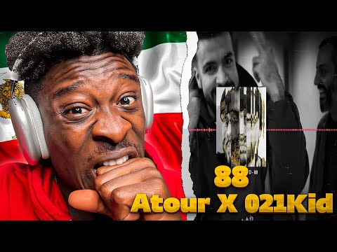 Atour X 021Kid - 88 (Official Visualiser) | هشتاد و هشت 🔥🇮🇷 REACTION