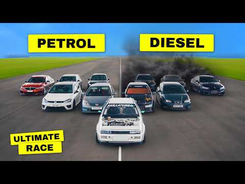 TUNED PETROL vs TUNED DIESEL.. WHOS FASTEST?