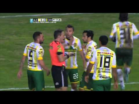 ¿Penal de Pinola? Aldosivi 0 - Central 2. Fecha 16. Primera División 2015. FPT.