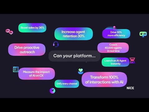 NiCE CXone Mpower | Turn CX chaos into clarity with one AI cloud platform