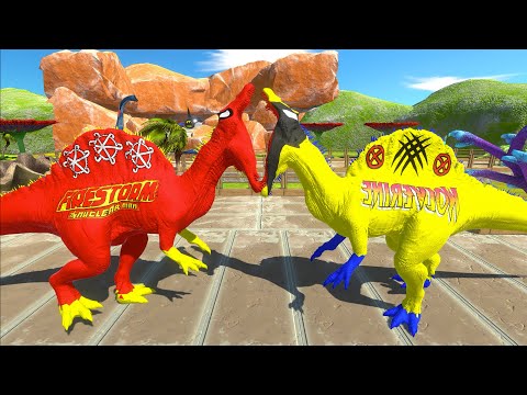 FIRESTORM SPINO OASIS DEATH RUN - Animal Revolt Battle Simulator ARBS