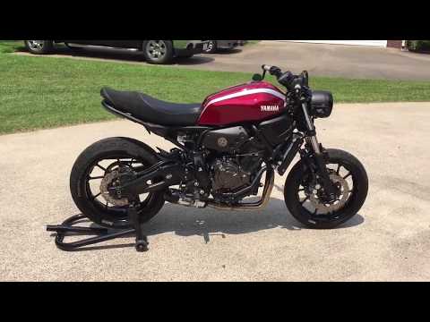 Yamaha XSR700 list of mods (links in description)
