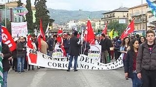 preview picture of video 'Corigliano Calabro: molto partecipata la manifestazione No Triv'