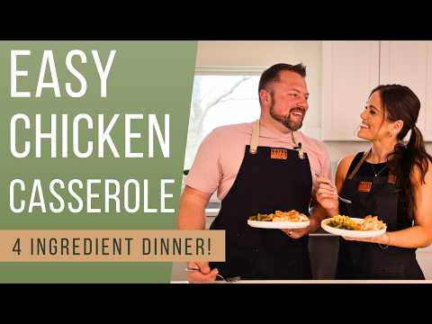 Easy Chicken Casserole with just 3 Ingredients + Buttery Ritz Topping | My Favorite Childhood Meal