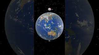 What if we slowed the Moon's orbit by half? - Universe Sandbox #spacesimulation