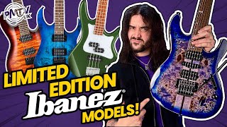 Video thumbnail for Limited Edition Ibanez Guitars & Basses At PMT - From Beginner to Premium Top Shelf Models! by PMTVUK