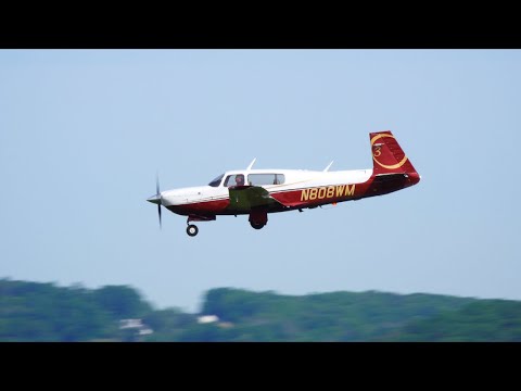 Mooney Ovation landing [4K Video]