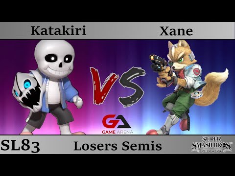 SmashLAN'd 83 - Losers Semis: Katakiri (Mii Gunner Sans) vs Xane (Fox, YL)
