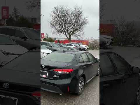 2023 Toyota Corolla Hybrid LE CVT in Black for sale at Forbes Waterloo Toyota in Waterloo, ON